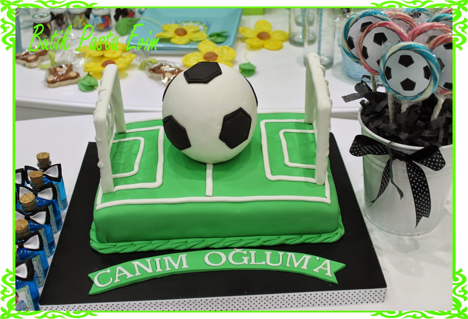 BUTİK PASTA EVİMDENİZLİ Futbol Temalı Parti….