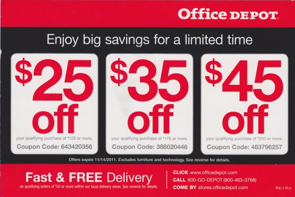 Printable Coupons Office Depot
