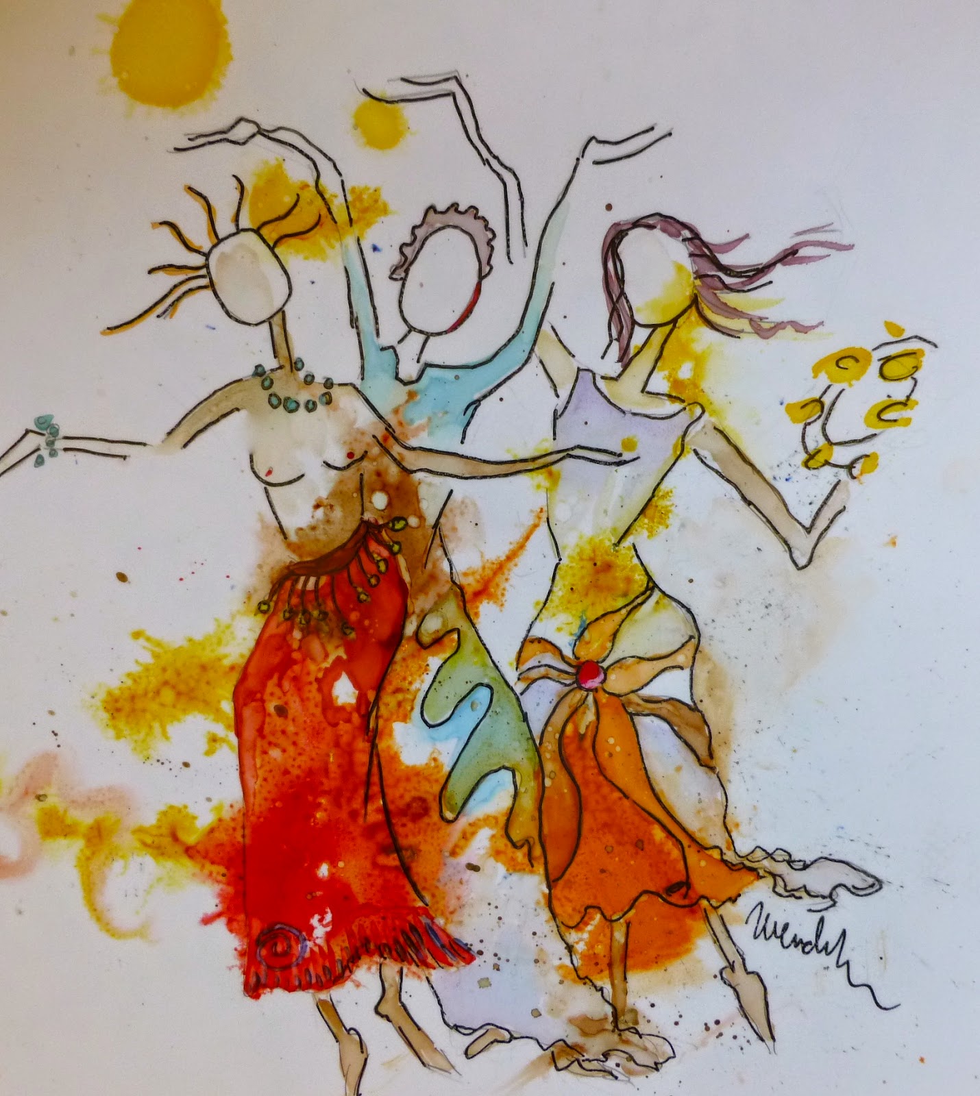 How to Paint with Alcohol Inks, by Wendy Videlock: How to Paint with