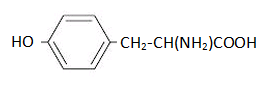 estrutura quimica tirosina formula