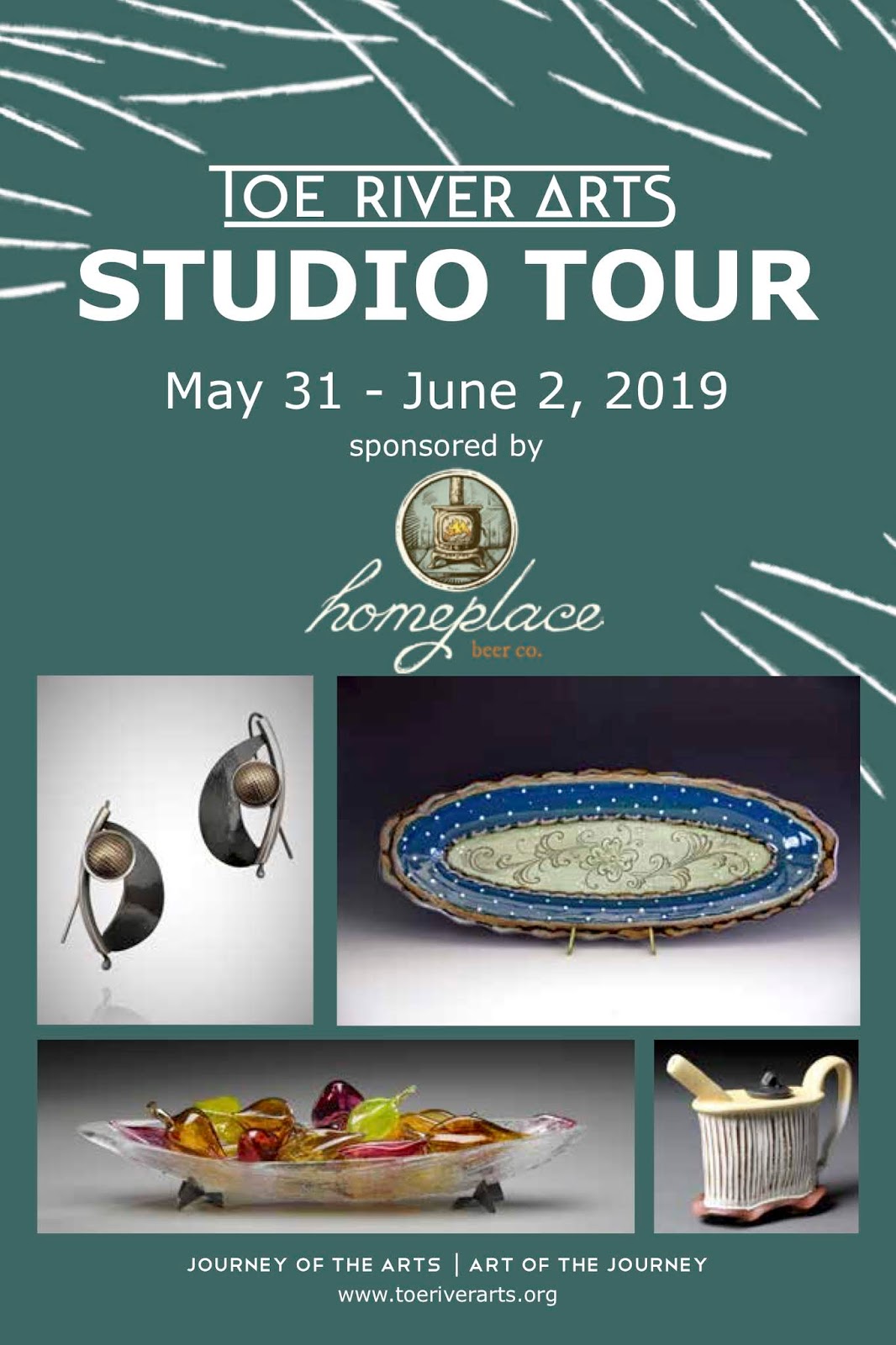 Clay Club Toe River Studio Tour this weekend