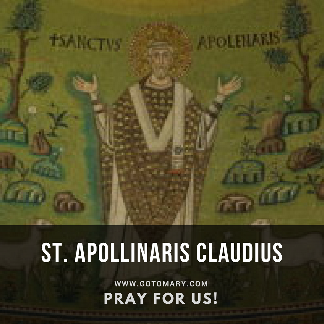 Saint Apollinaris Claudius Go to Mary