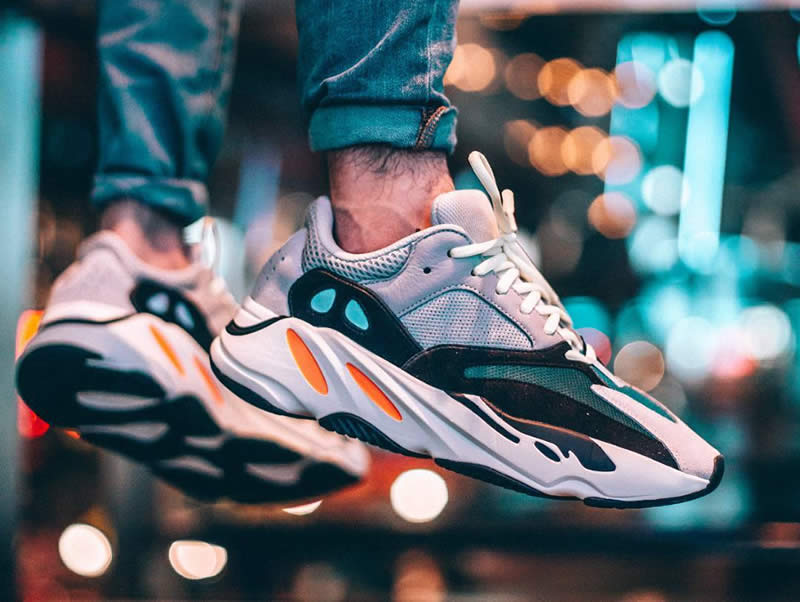 yeezy wave runner on foot
