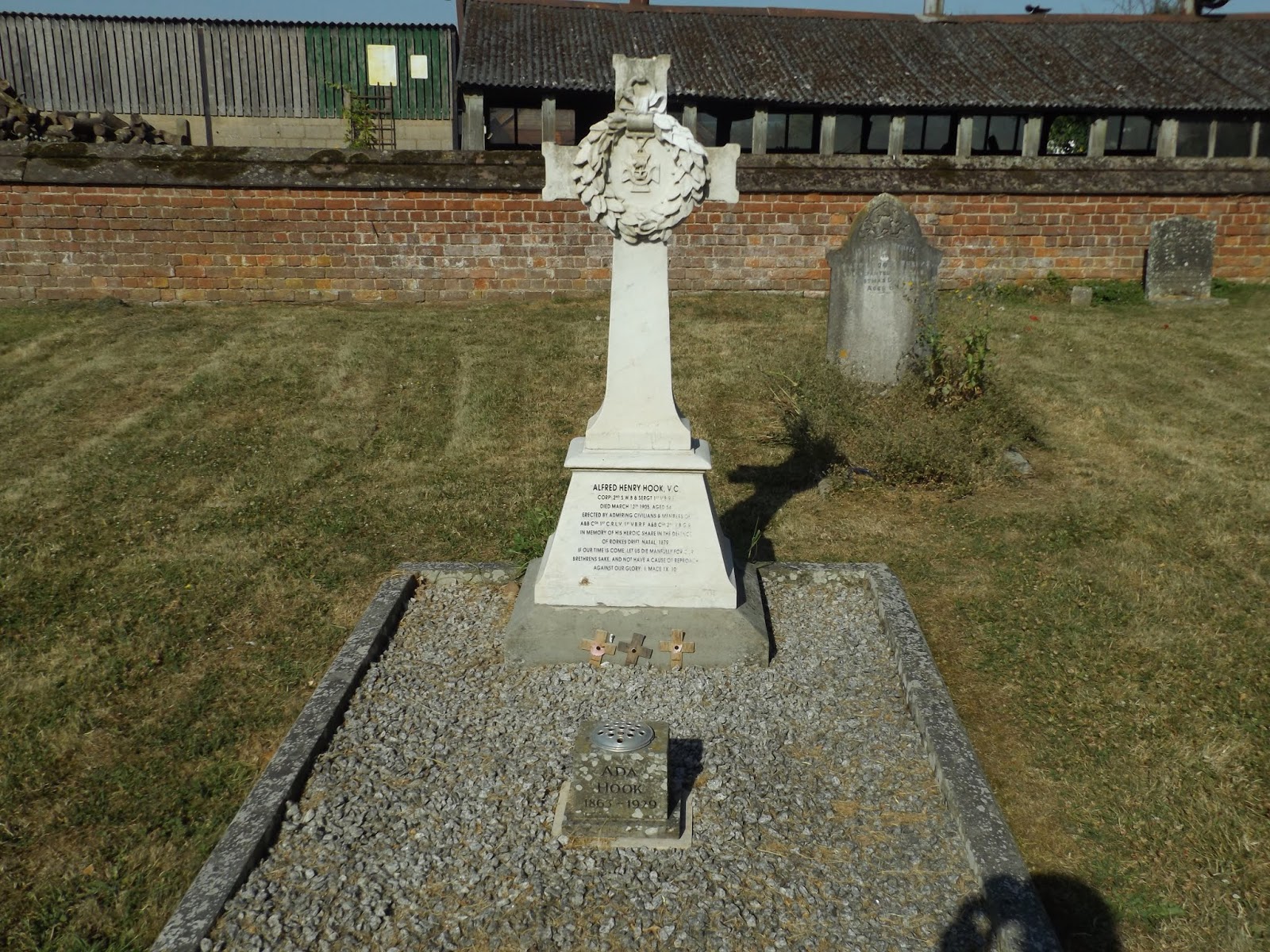 wargames and walking Graves of the Rorkes Drift Defenders Alfred