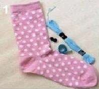 How to make cute sock bunny craft tutorial