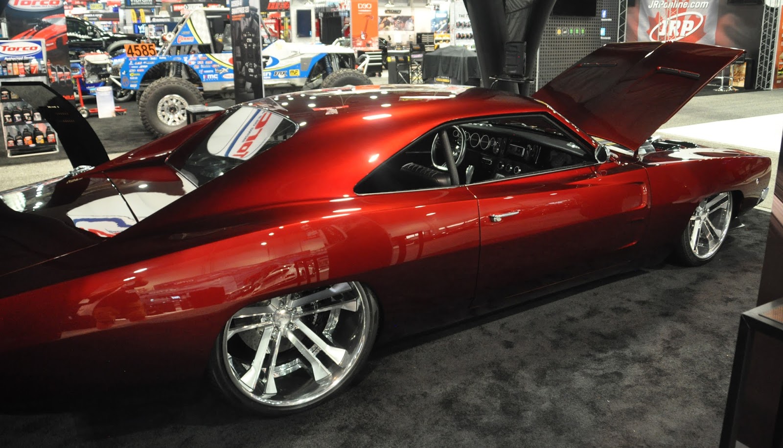 Just A Car Guy: the RTR Charger in the CTEK booth at SEMA, not well lit ...