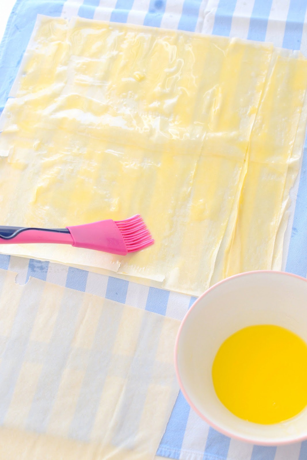 Kessy's Pink Sugar: Zartblättriger Kirsch Quark Strudel Kessy's Pink Sugar: Zartblättriger Kirsch Quark Strudel