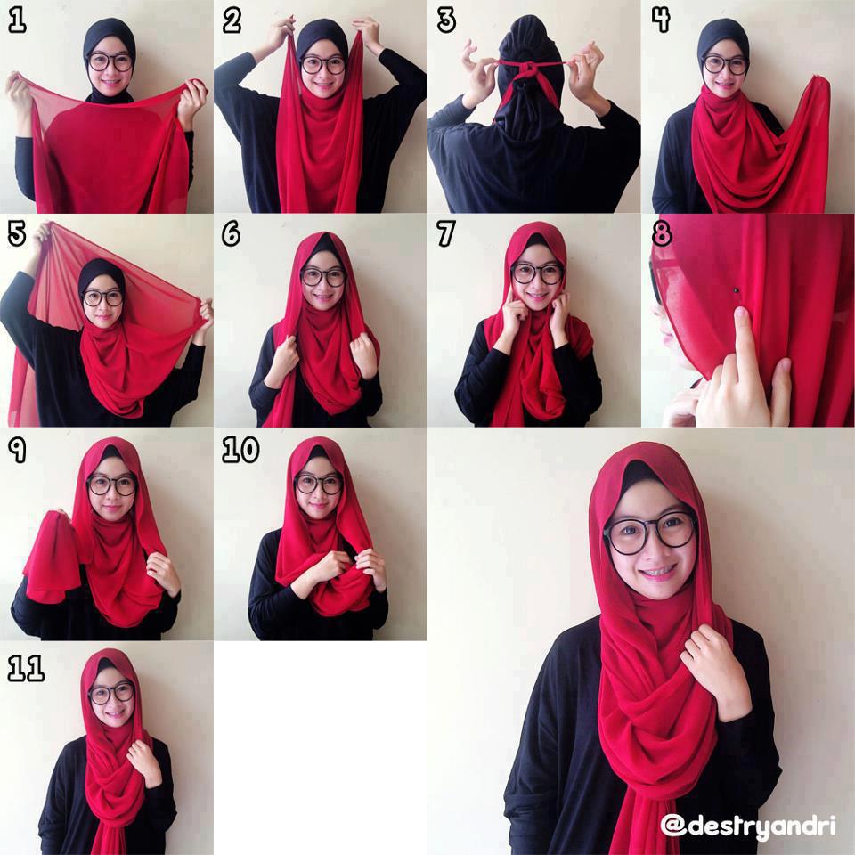 15 Tutorial Cara Memakai Hijab Simple Terbaru 2018 15 Tutorial Cara Memakai Hijab Simple Terbaru 2018
