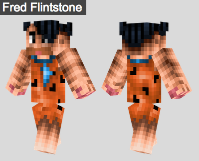 27. Fred Flintstone Skin