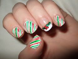 nail christmas candy cane nails designs pretty navidad easy simple finger cool unas pamper zone xmas decoradas decoracion imagenes icing