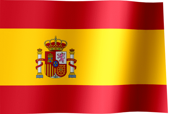 Waving Flag of Spain (Animated Gif)