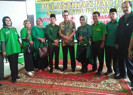 Lantik Pengurus PAC PPP se-Kota Padang, Esa: Kader Harus Bekerja Memenangkan Cakada yang Diusung