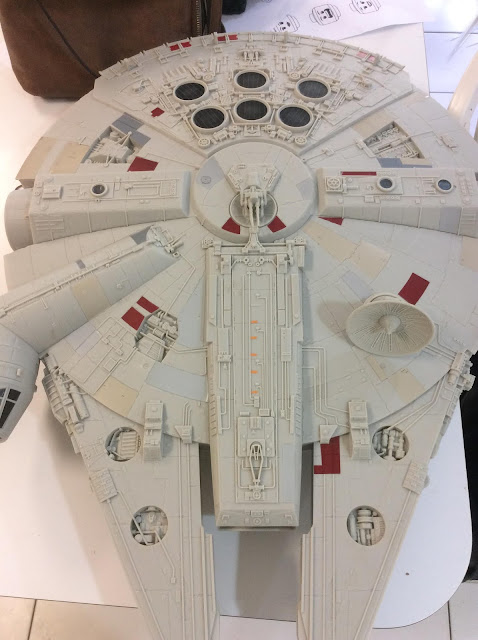 Scale model of Star Wars Millennium Falcon