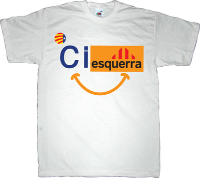 ciu convergència i unió ERC catalonia independence useless Politics t-shirt ephemeral-t-shirts freedom