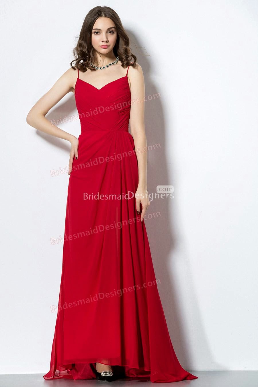 http://www.bridesmaiddesigners.com/chic-red-spaghetti-straps-v-neck-long-chiffon-bridesmaid-dress-1127.html