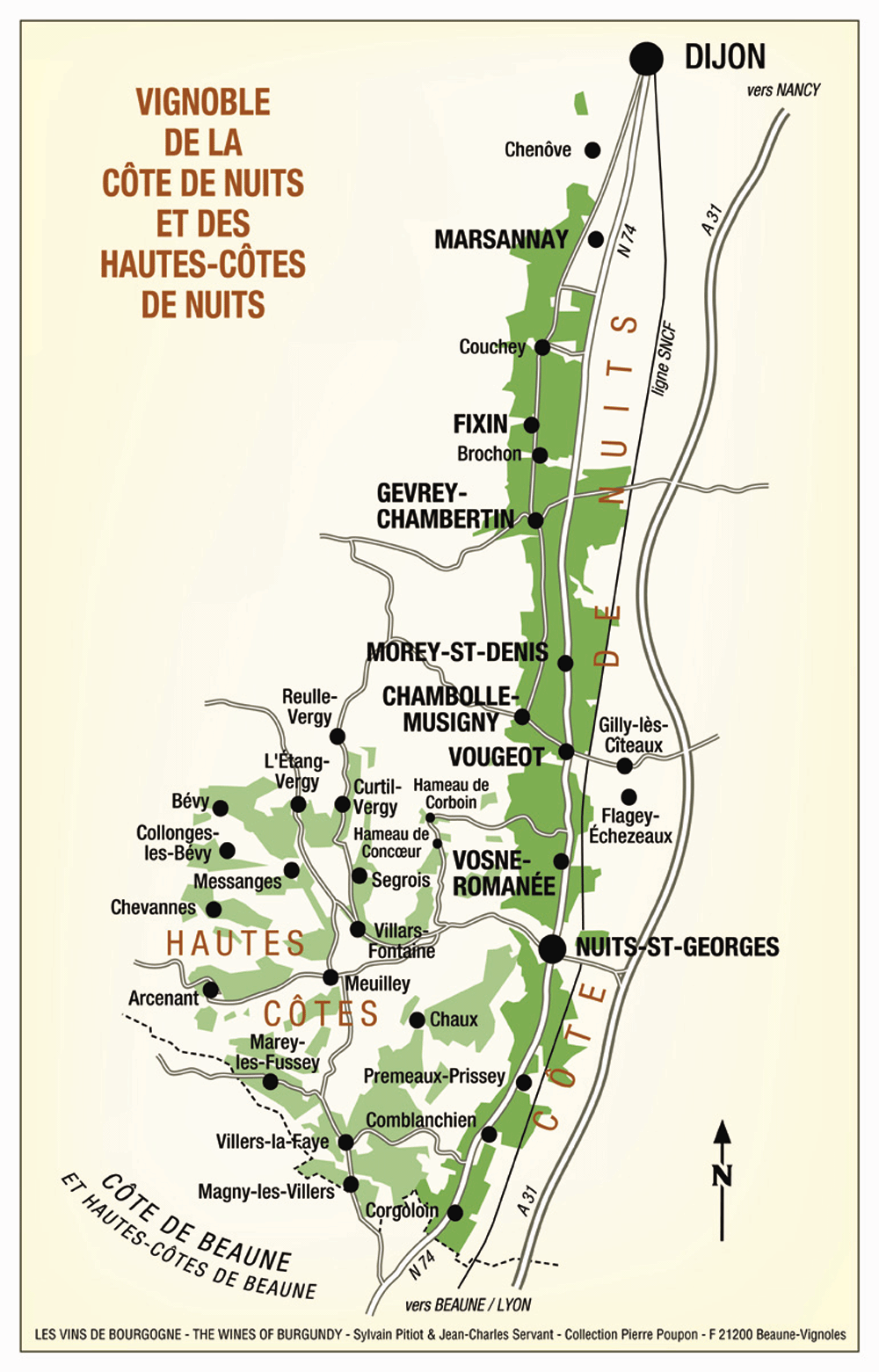 Wine -- Mise en abyme: Burgundy: Côte de Nuit AOCs