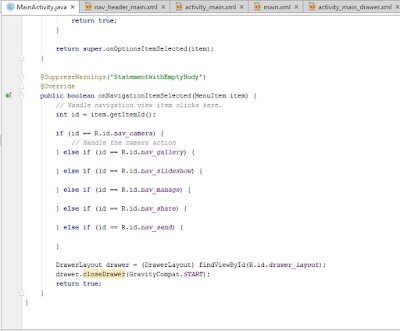 Android Studio Cara Membuat Navbar Drawer