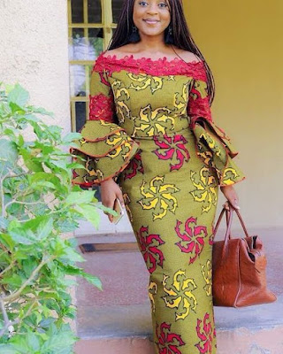 long gown Ankara long gown