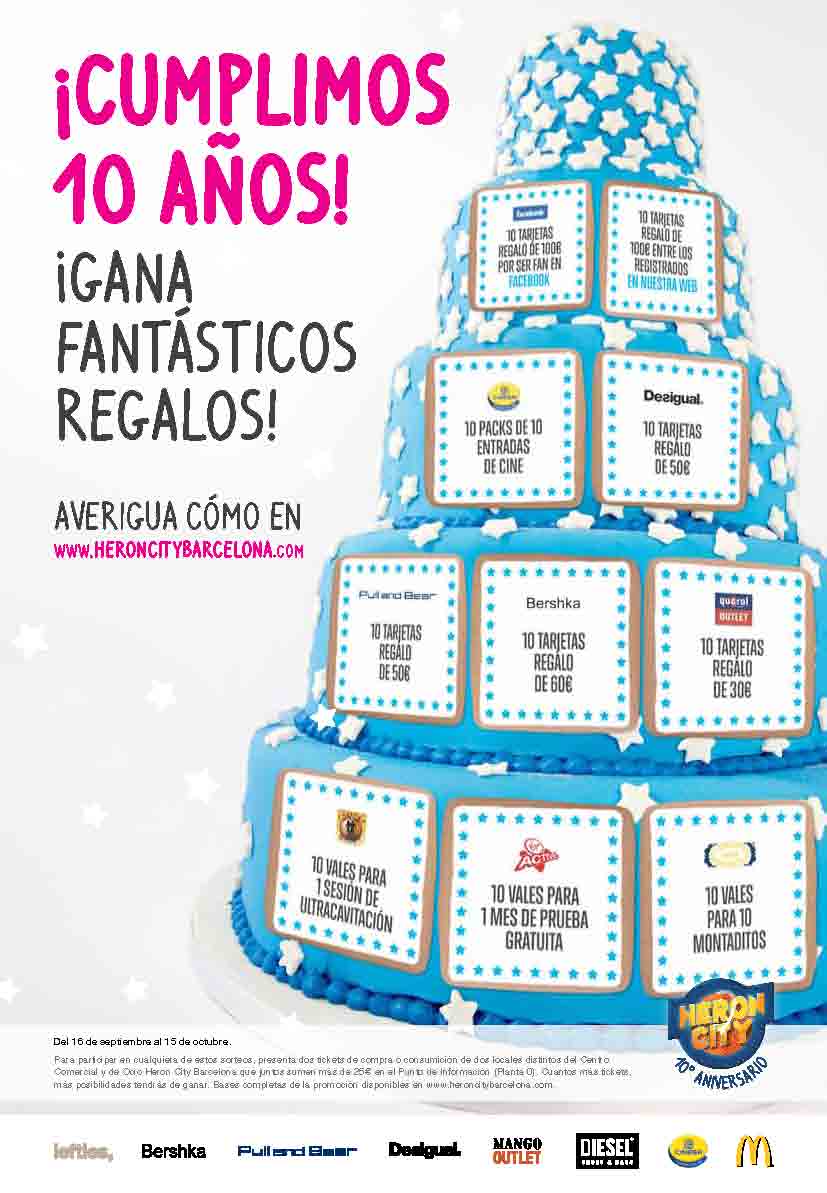 clérigo Impresionismo Más grande Victoria's Cakes: HERON CITY CUMPLE 10 AÑOS y os INVITA a un Cupcake de  Victoria's Cakes!!!