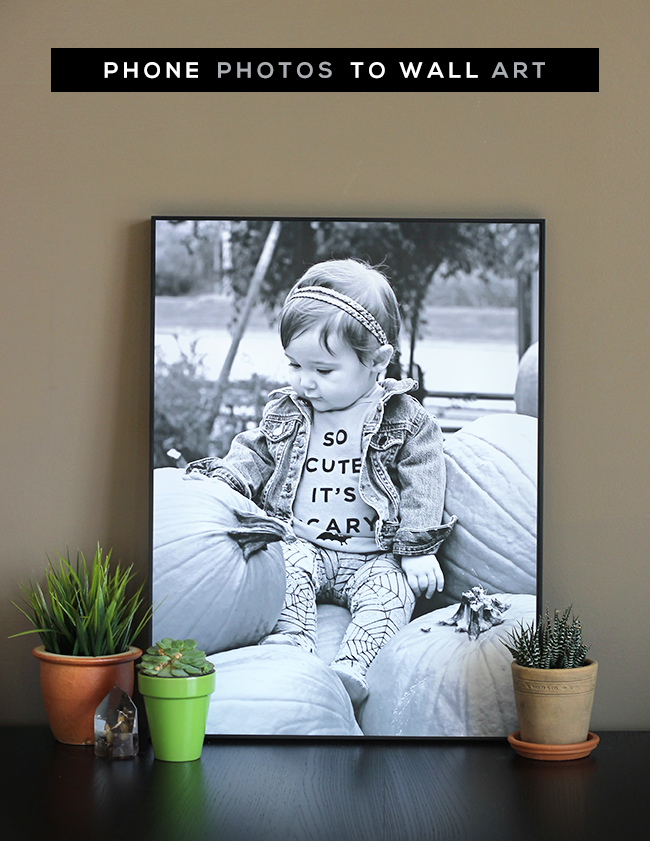 Bubby and Bean Living Creatively Phone Photos into Wall Art (the