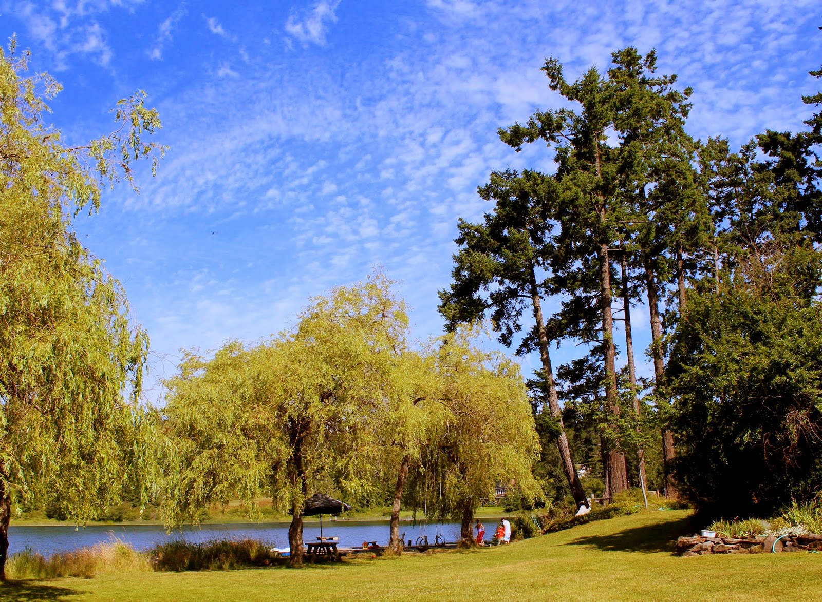 The Murray Chronicles Lakeside Gardens Resort at St Mary Lake on Salt Spring