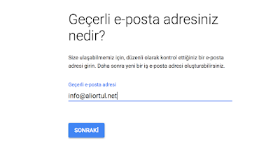 Geçerli e posta adresi nedir