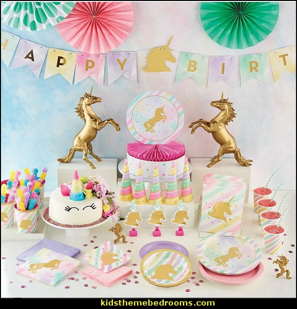 Decorating theme bedrooms Maries Manor unicorn party rainbow