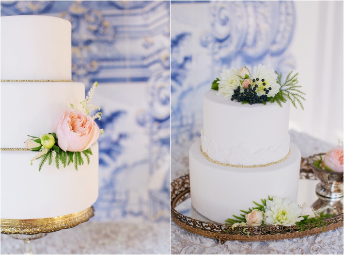 Rancho Las Lomas Wedding Inspiration | White Wedding Cakes |  Damaris Mia Photography