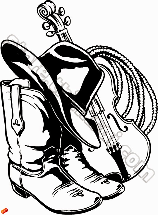 clipart cowboy hat and boots - photo #42
