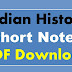 Indian History Study Notes PDF Download Indian History Short notes PDF