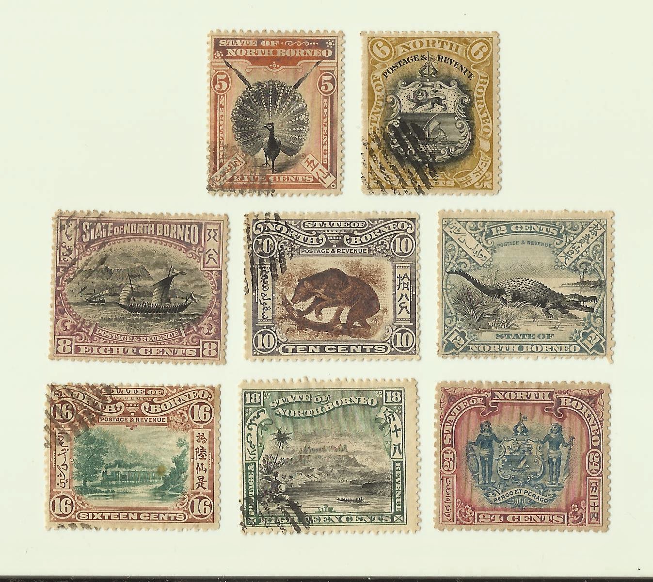 mizan matawang dan setem: Old Stamps Of British North Borneo ( Now ...