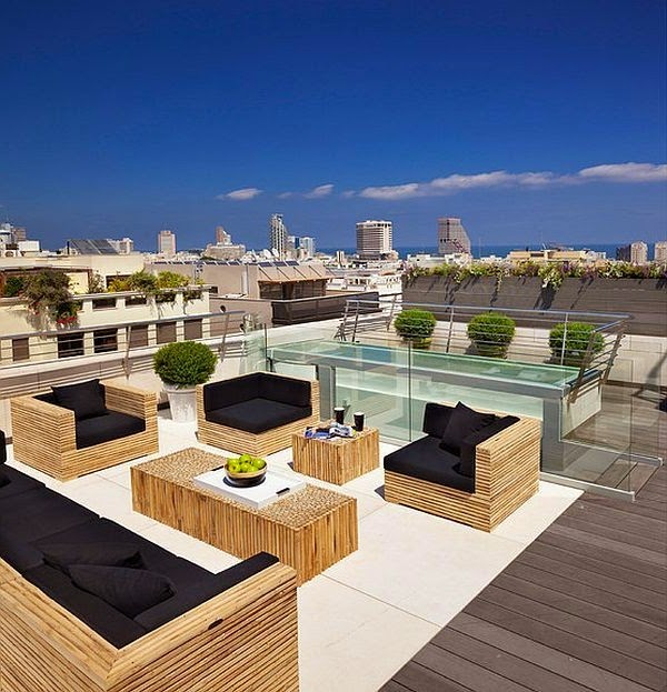 A roof terrace design &#8211; new fantastic ideas!