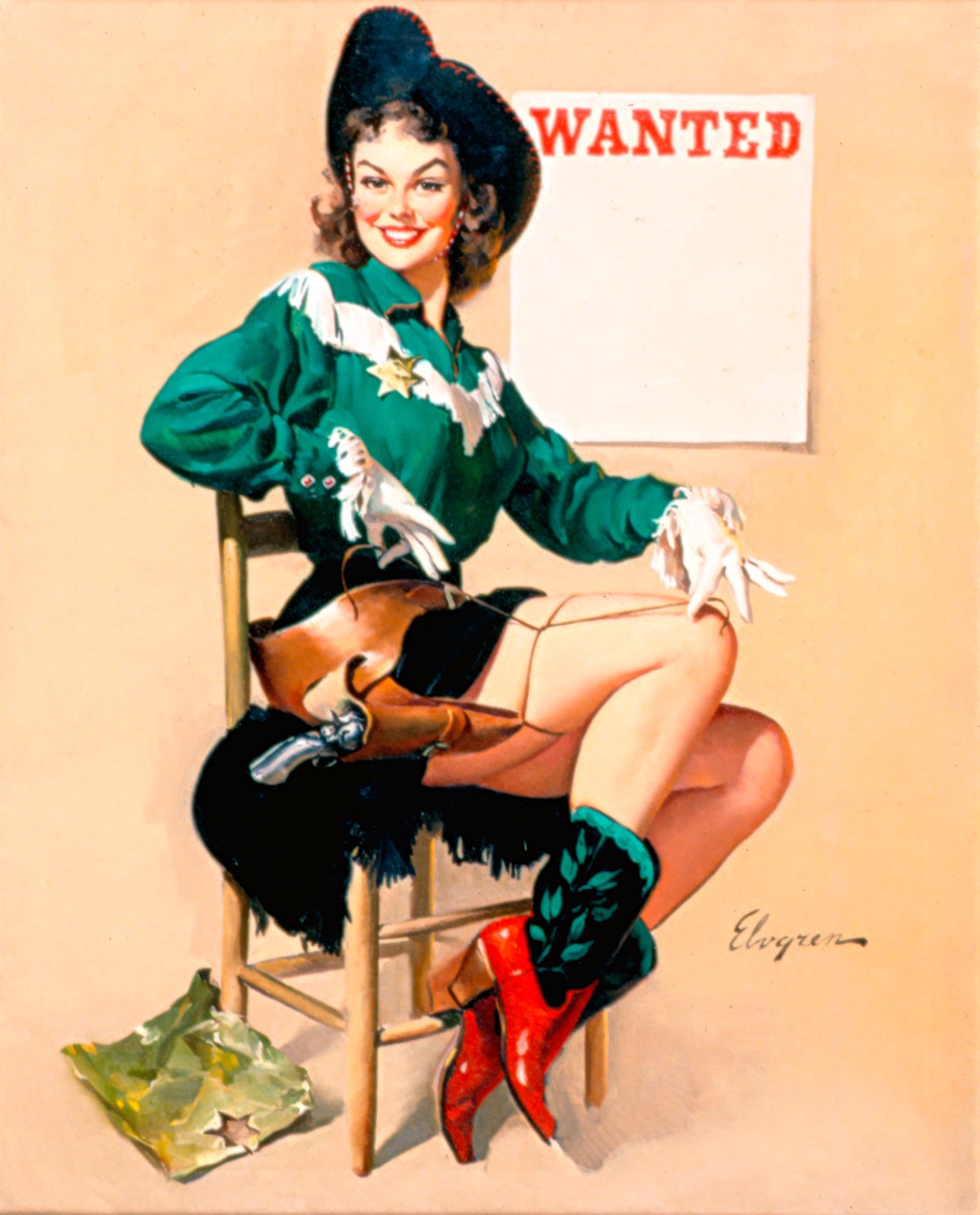 The Geeky Nerfherder Artist Spotlight The Art Of . . . Gil Elvgren