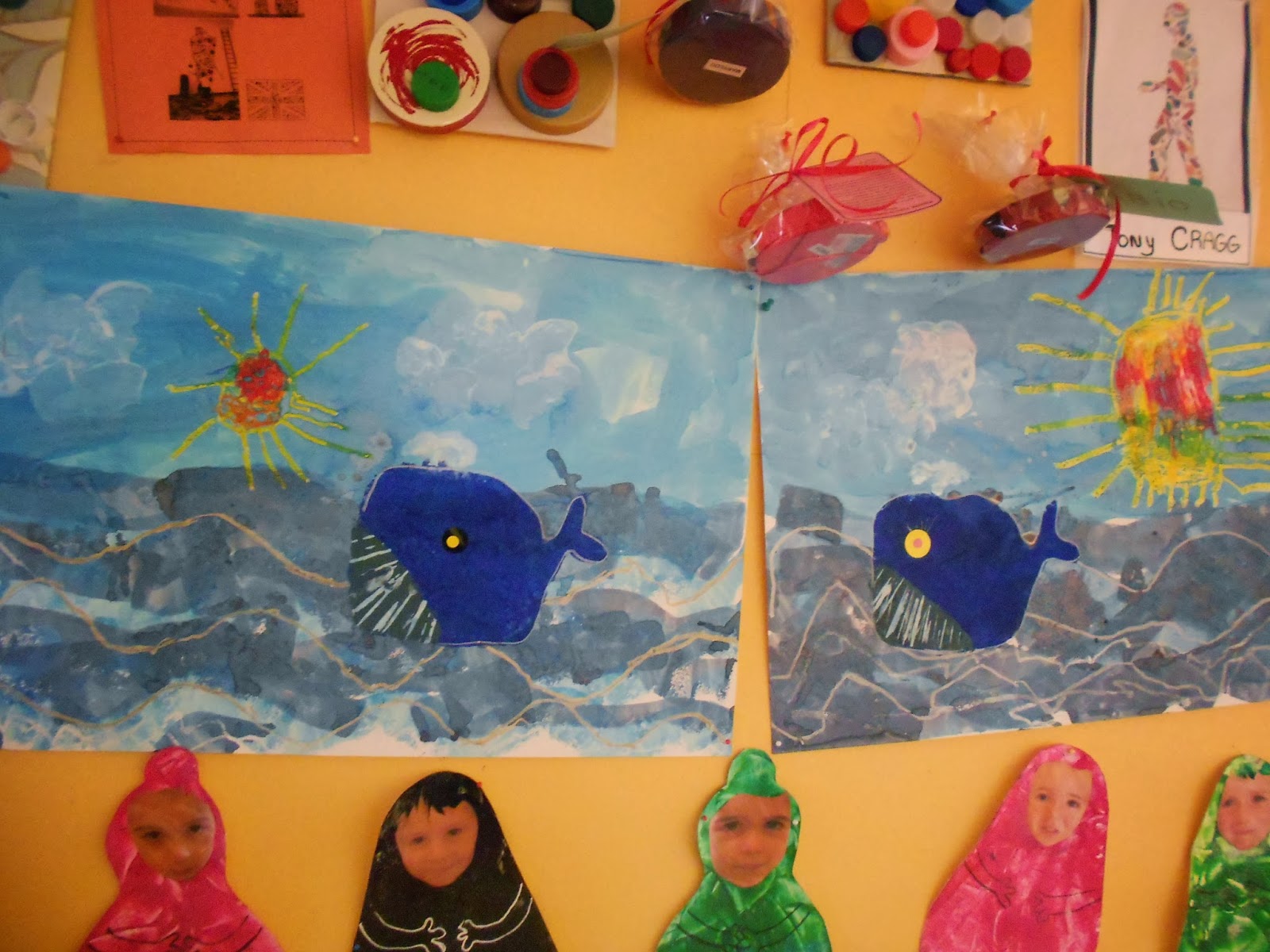 La baleine bleue cherche de l'eau...d