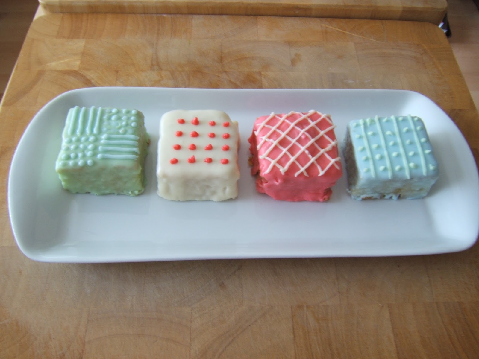 A little bit of everything Small Fondant Covered Cakes