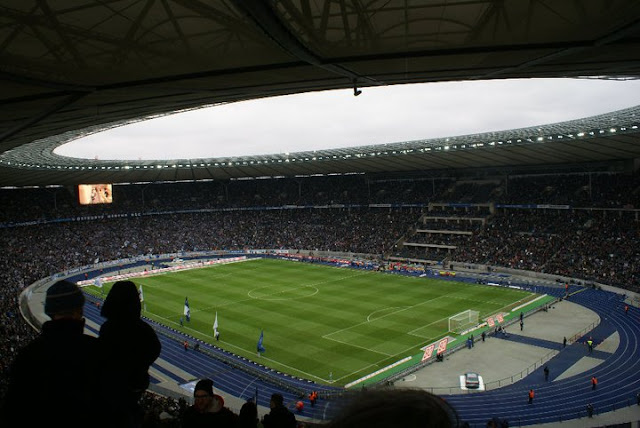 Hertha v. Union in Berlin Olympiastadion