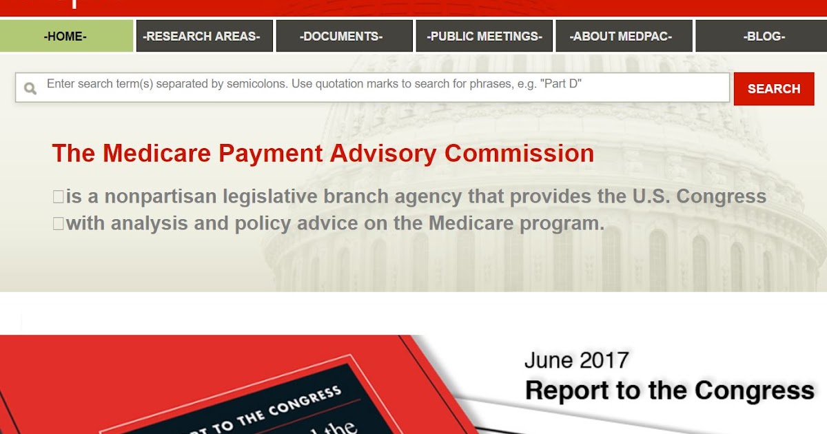 Discoveries in Health Policy Brief Blog MEDPAC releases annual report