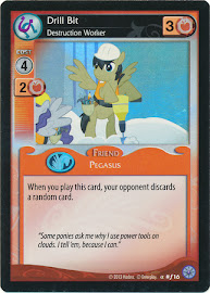 My Little Pony Drill Bit, Destruction Worker Premiere CCG Card