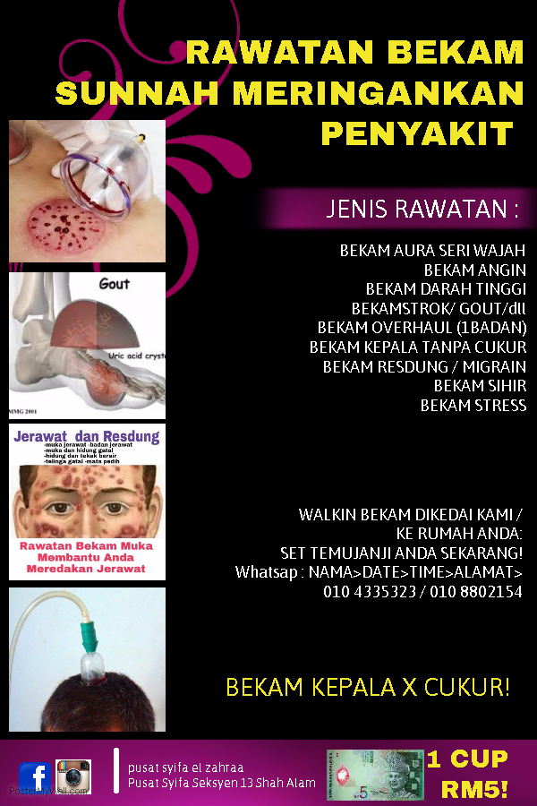 BEKAM SUNNAH, URUT, RUQYAH SEKSYEN 13 SHAH ALAM: BEKAM UNTUK RAWAT GOUT