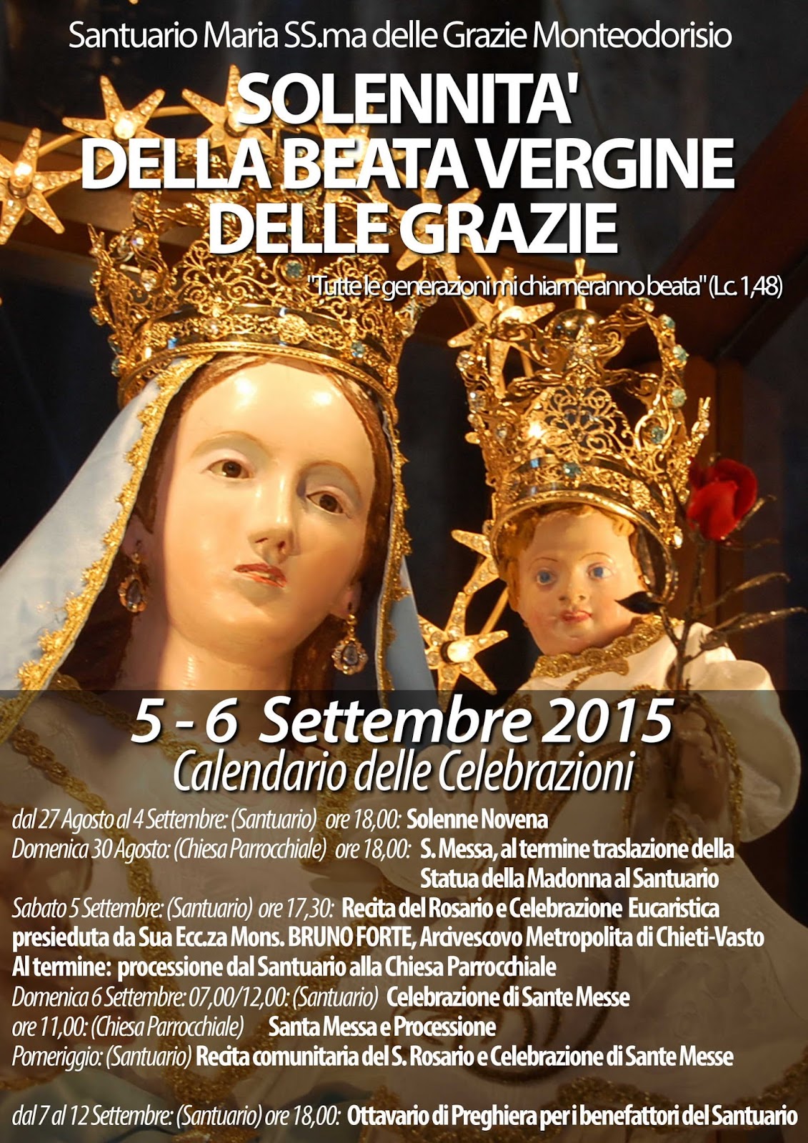 monteodorisio Festa della Madonna delle Grazie Calendario delle