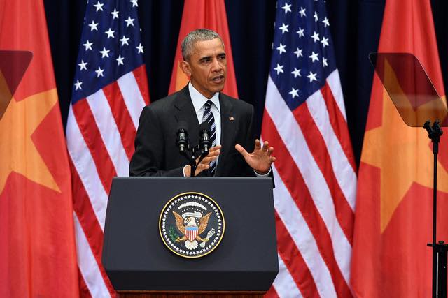 President Obama's speech at National Convention Center in Vietnam 2016