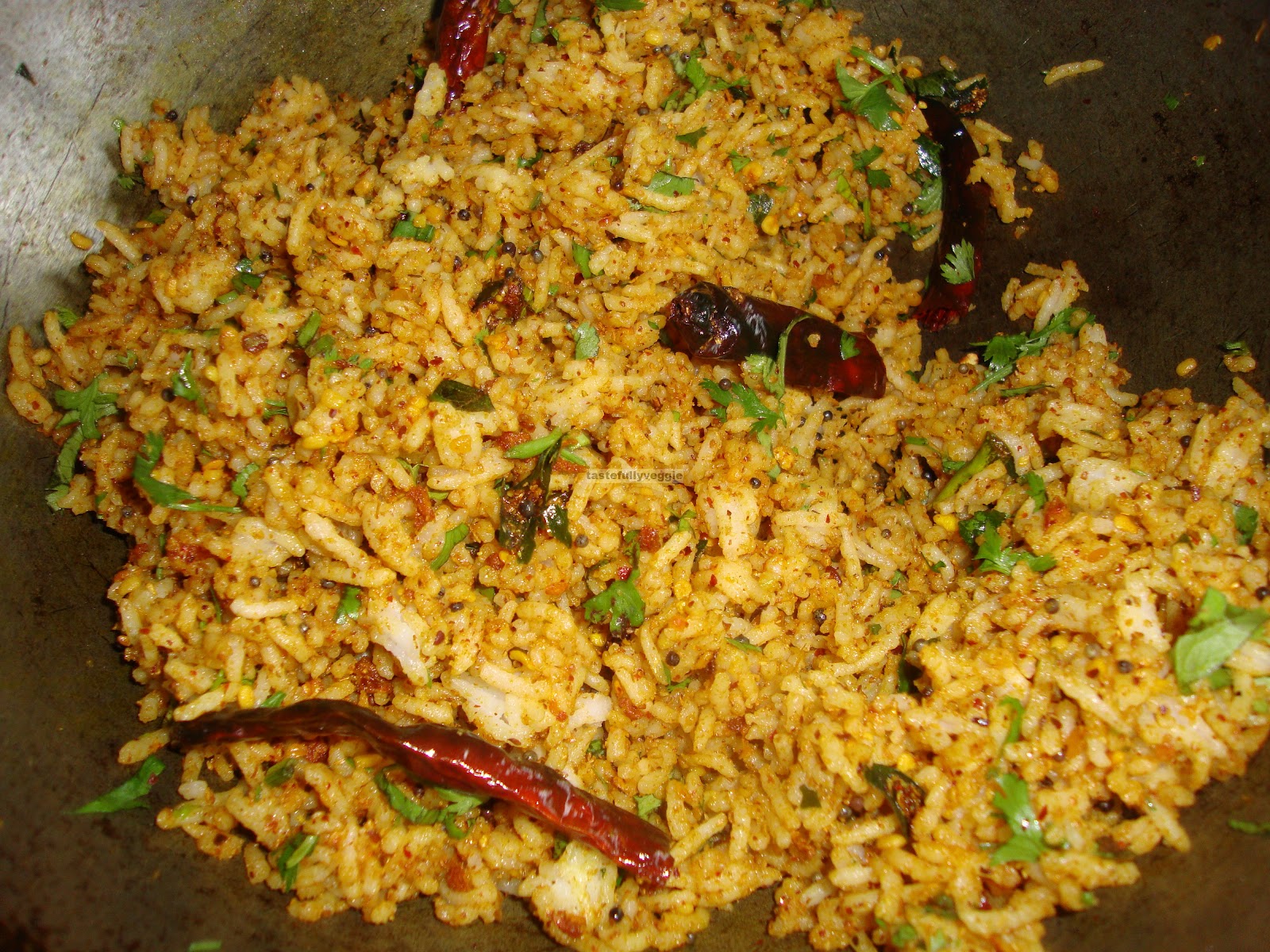 Tastefully Veggie Dhaniya Rice (coriander seed rice)
