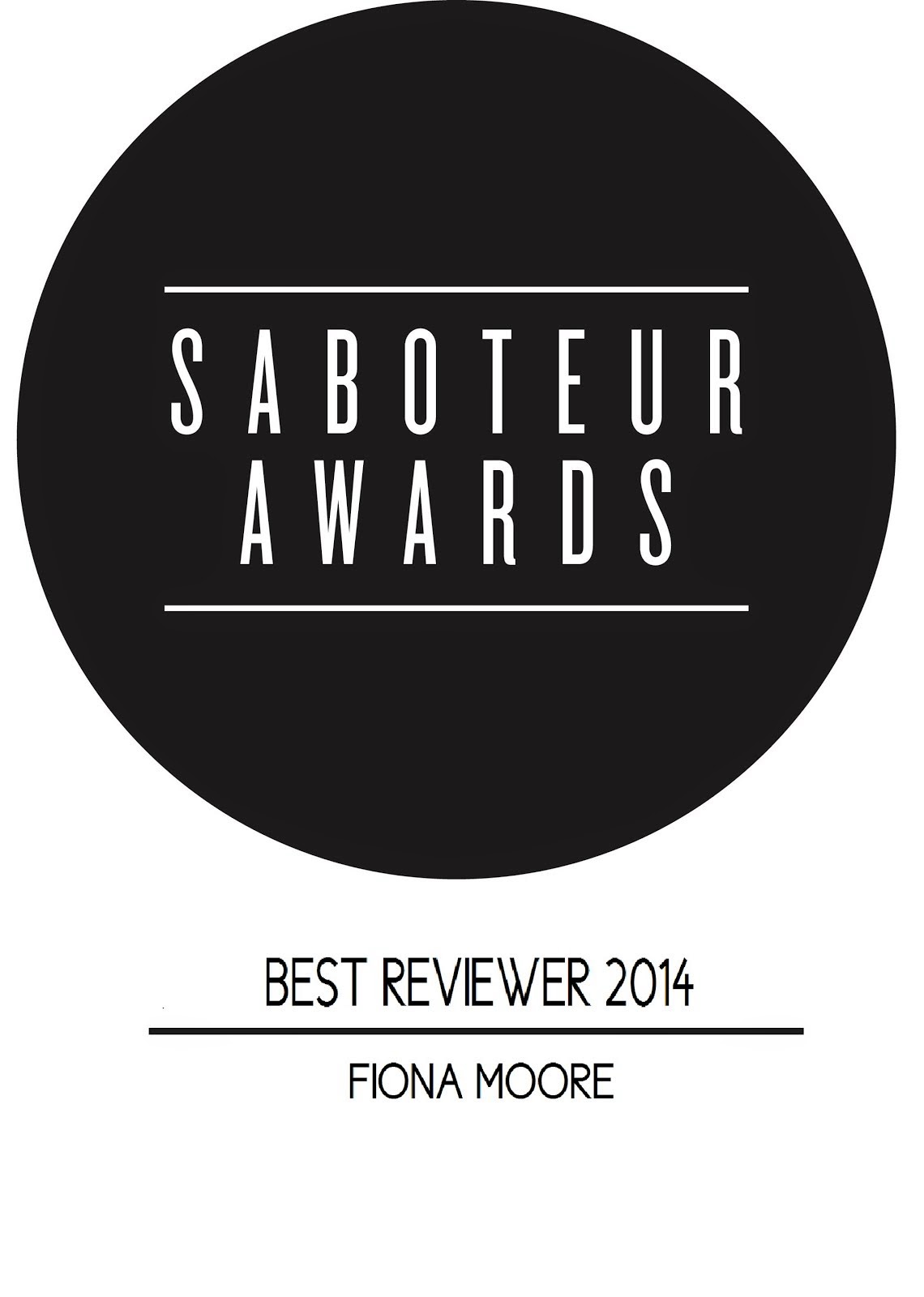 Saboteur Awards 2014