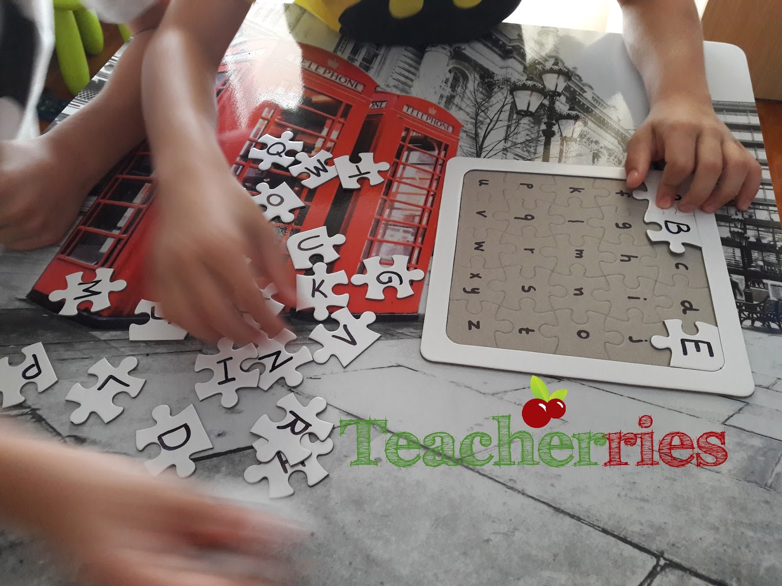 Teacherries DIY Alphabet Puzzle!!!