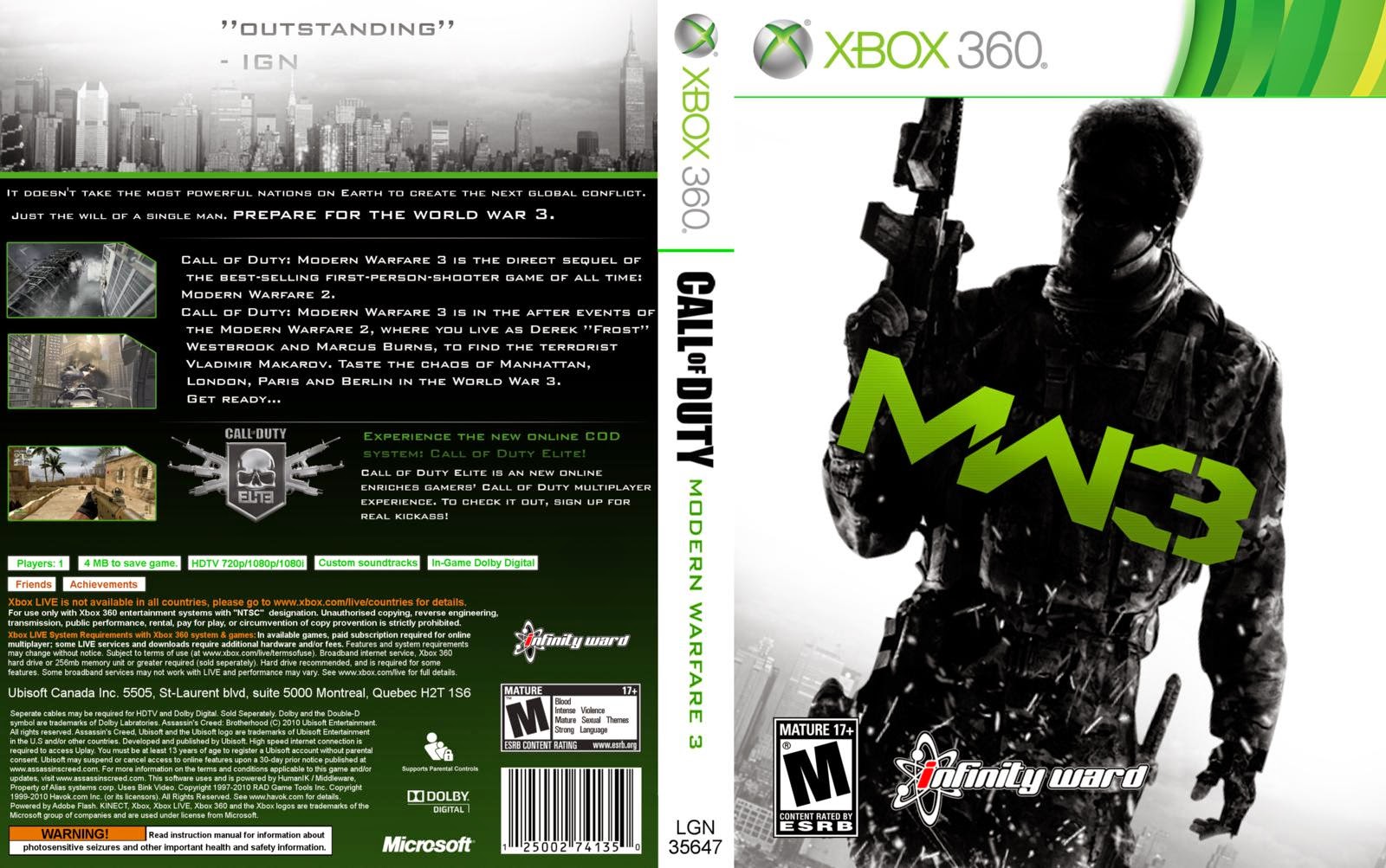 modern warfare 3 xbox 360 download