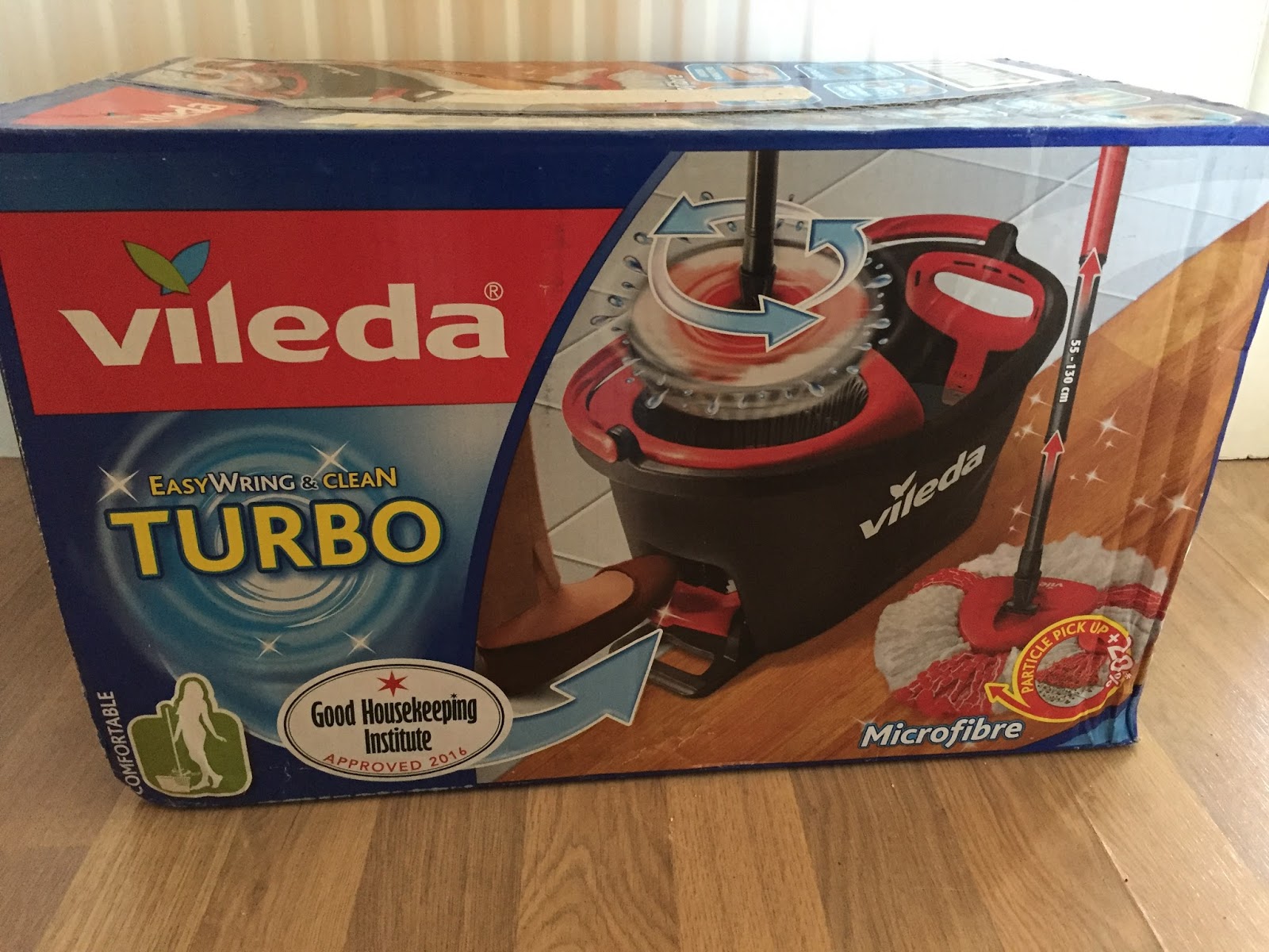 Vileda Easy Wring Clean Turbo mop and (review) - Steph's Two Girls