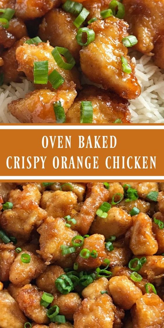 Baked Crispy Orange Chicken - EASY RECIPES