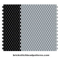 Grey with Black basic two color bead palette scheme Winter Seasonal Color Palette Two Bead Colors