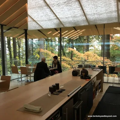 interior of Umami Cafe at Portland Japanese Garden in Portland, Oregon