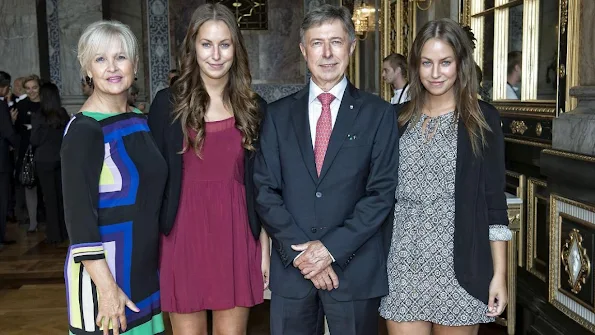 Crown Princess Mary, Crown Prince Frederik attended a reception at the Christiansborg Slot